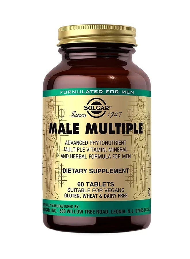 SOLGAR MALE MULTIPLE TAB 60'S