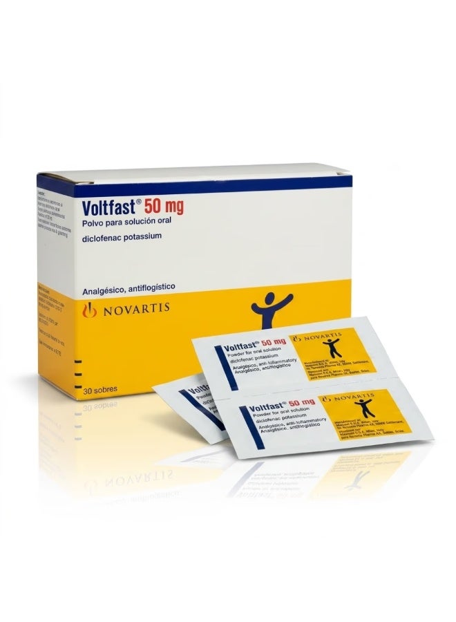 VOLTFAST 50MG 30 SACHETS