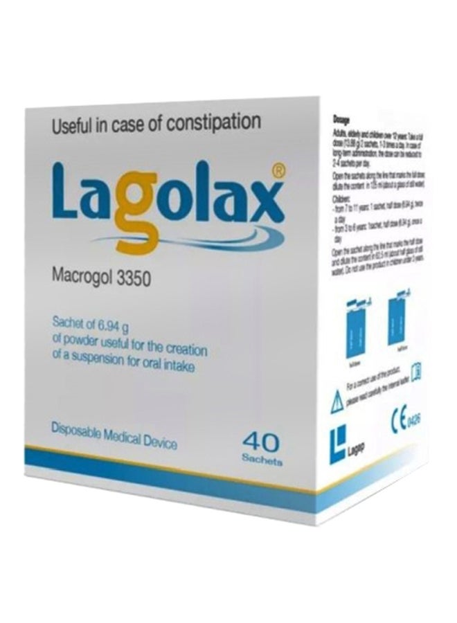 LAGOLAX SOL POWDER 40 SACHETS