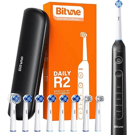 BITVAE R2 ELECTRIC BLACK TB+8HEADS+TRAVEL CASE