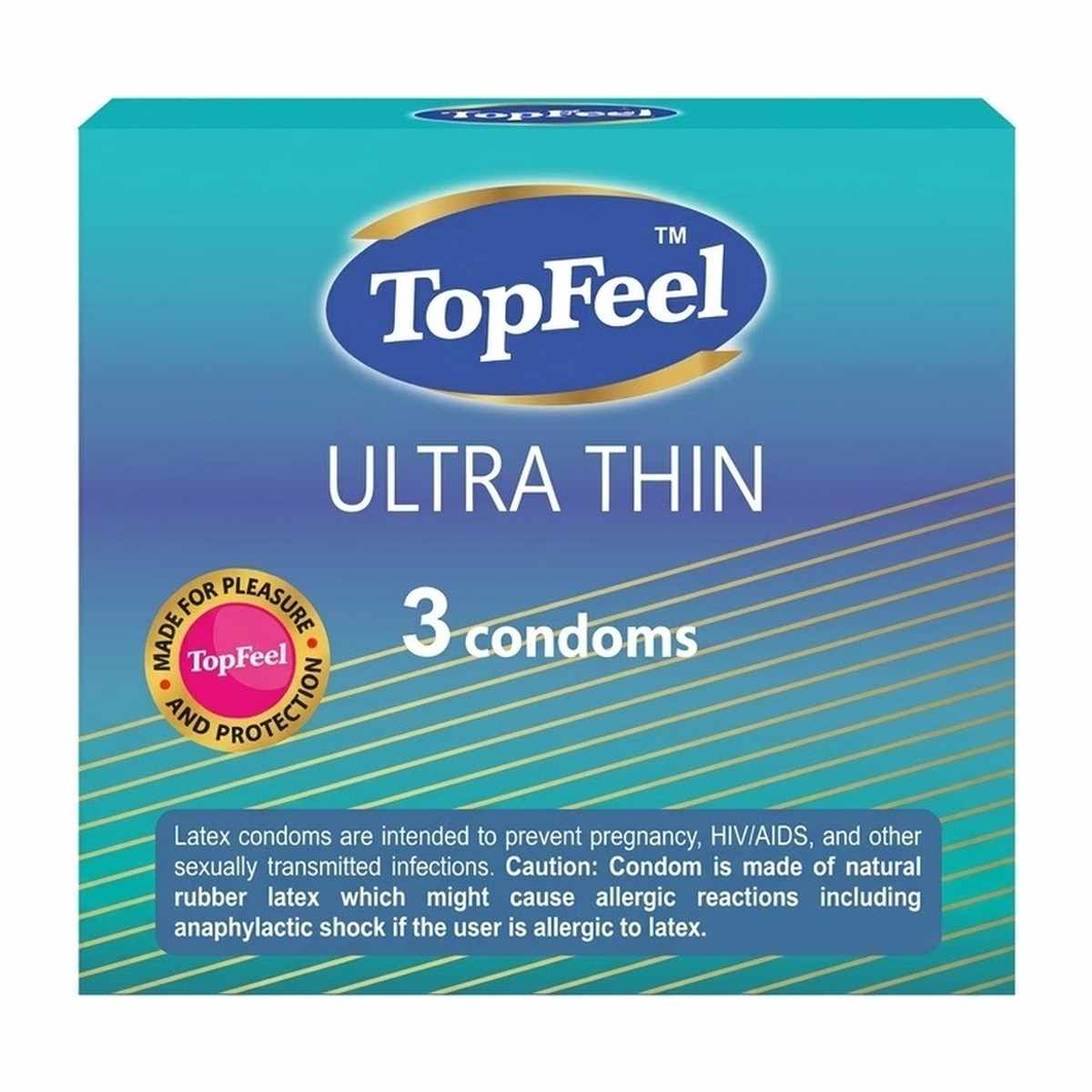 TOPFEEL CONDOMS ULTRATHIN 3S