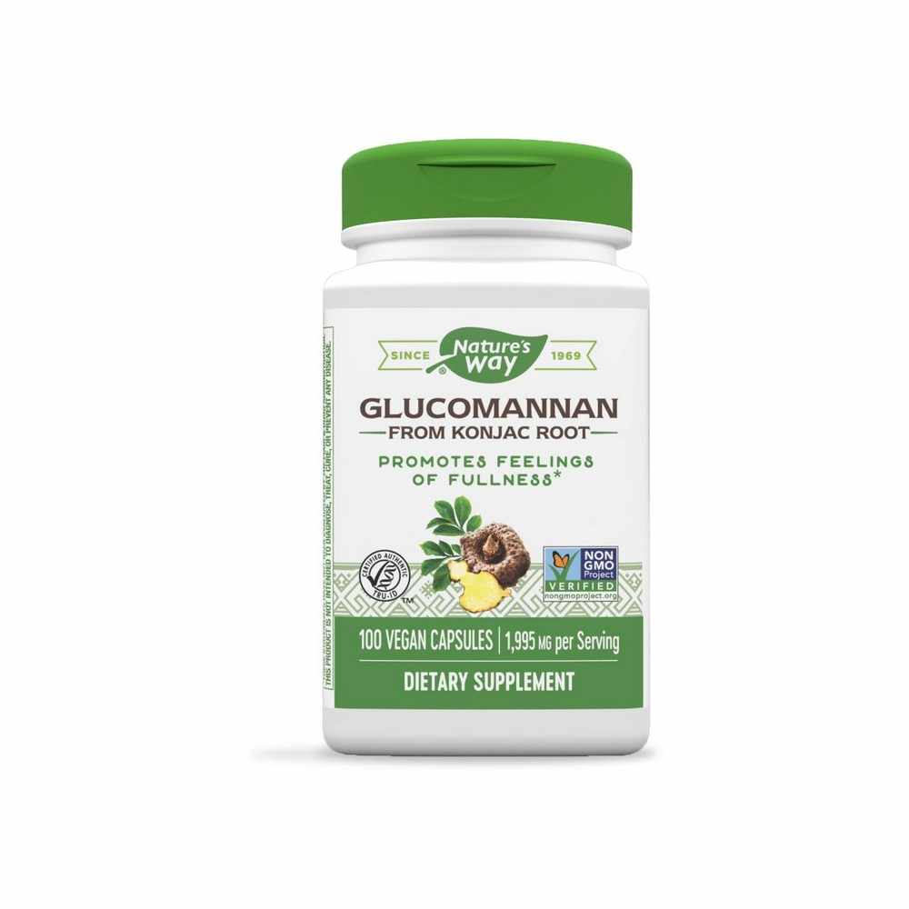 NATURE'S WAY GLUCOMANNAN VCAPS 100S