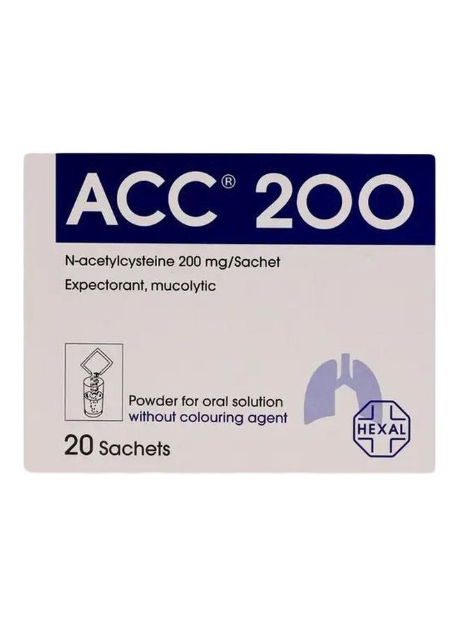 ACC 200 SACHET 20'S