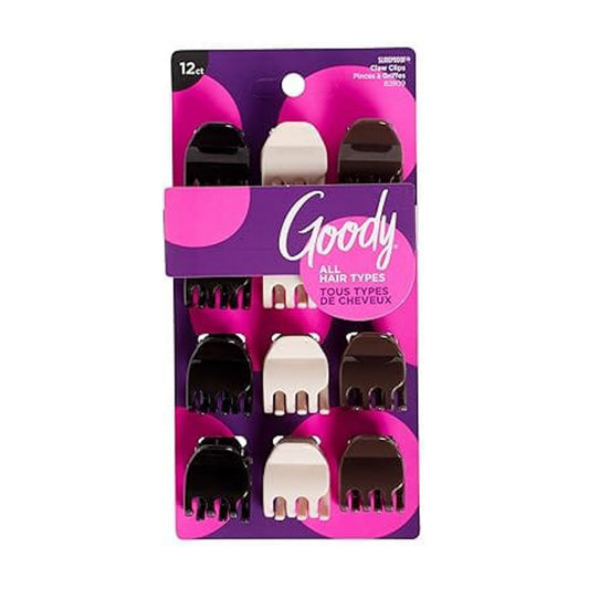 GOODY CLASSIC SMALL CLAW CLIP 12PEC