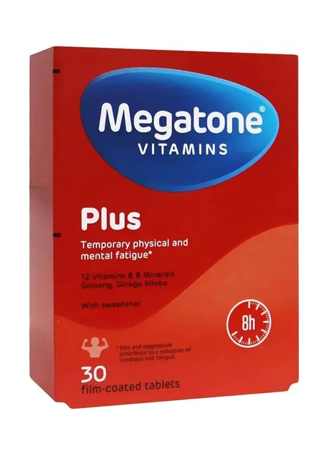 MEGATONE VIT & MINERAL PLUS GINSENG GINKGO TAB 30S