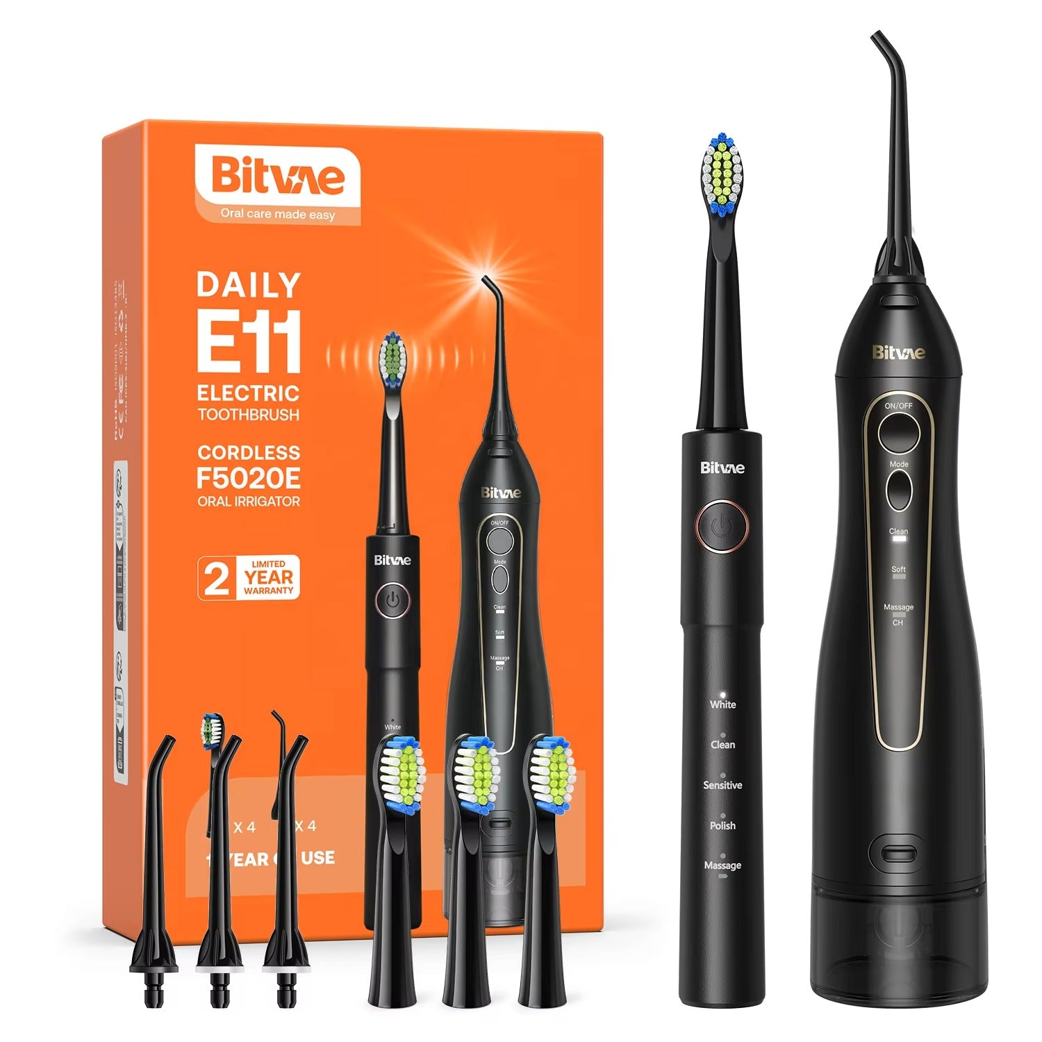 BITVAE E11 BLACK ELECTRIC TB 8HEADS+H4