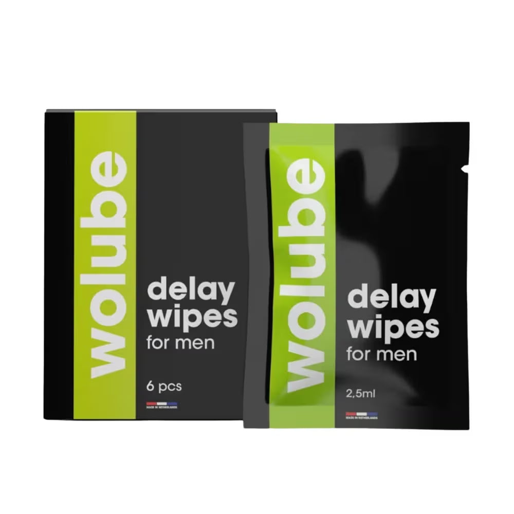 WOLUBE DELAY WIPES FOR MEN 6S