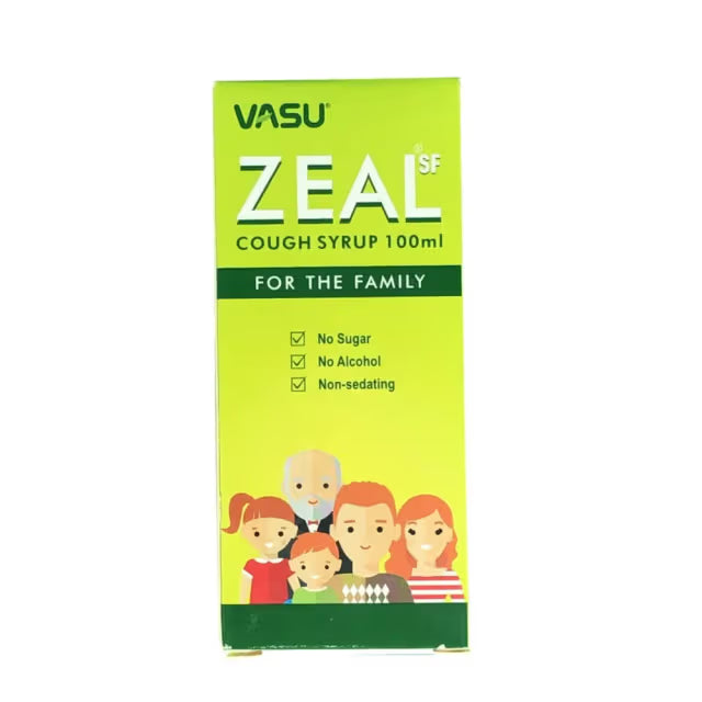 VASU ZEAL SF COUGH SYRUP 100ML