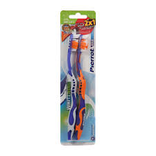 Pierrot Gold Toothbrush - Soft, 2 Pieces