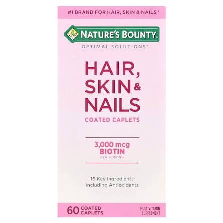 NB HAIR, SKIN AND NAILS TABLETS 60'S