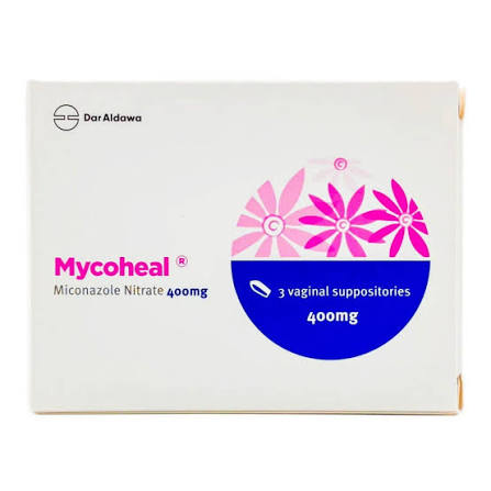 MYCOHEAL SUPP 400MG 3S