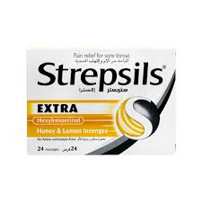 STREPSILS EXTRA HONEY & LEMON 24,S