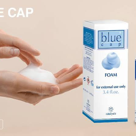 BLUE CAP FOAM 100ML BOTTLE