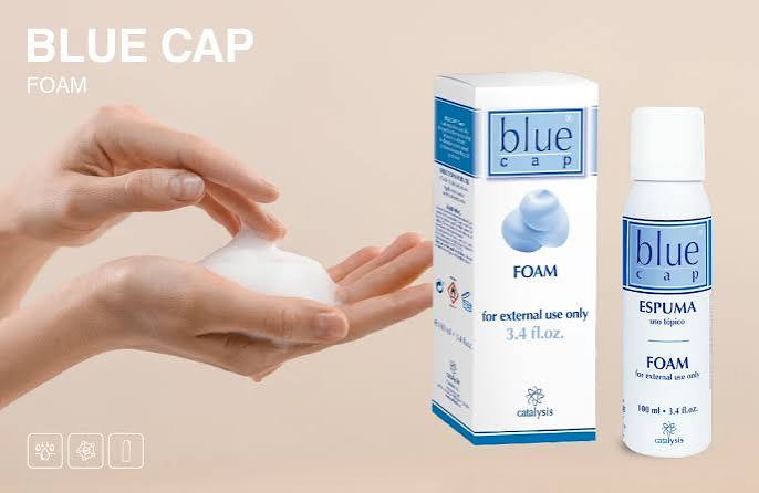 BLUE CAP FOAM 100ML BOTTLE