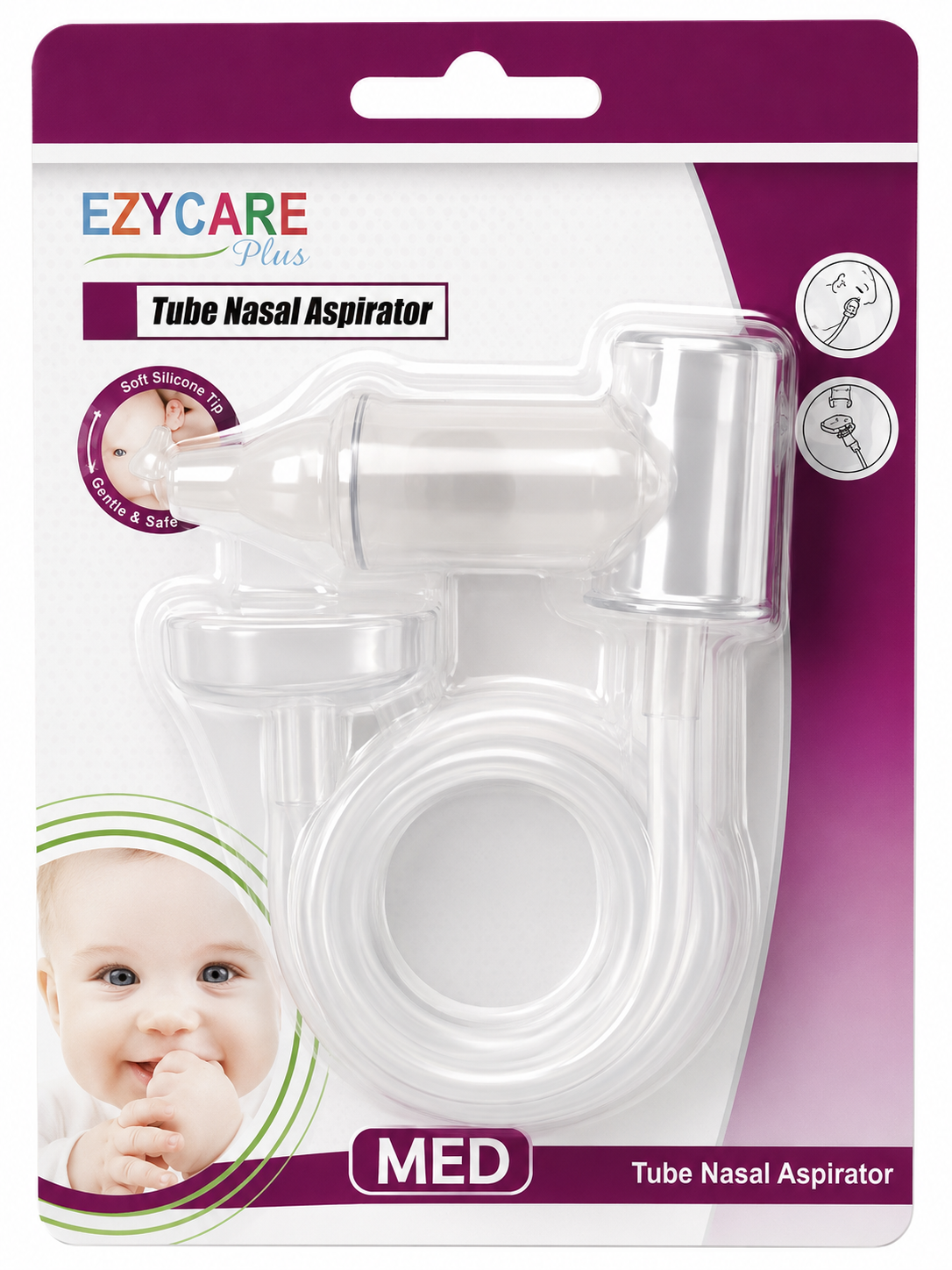 EZYCARE TUBE NASAL ASPIRATOR (17115)