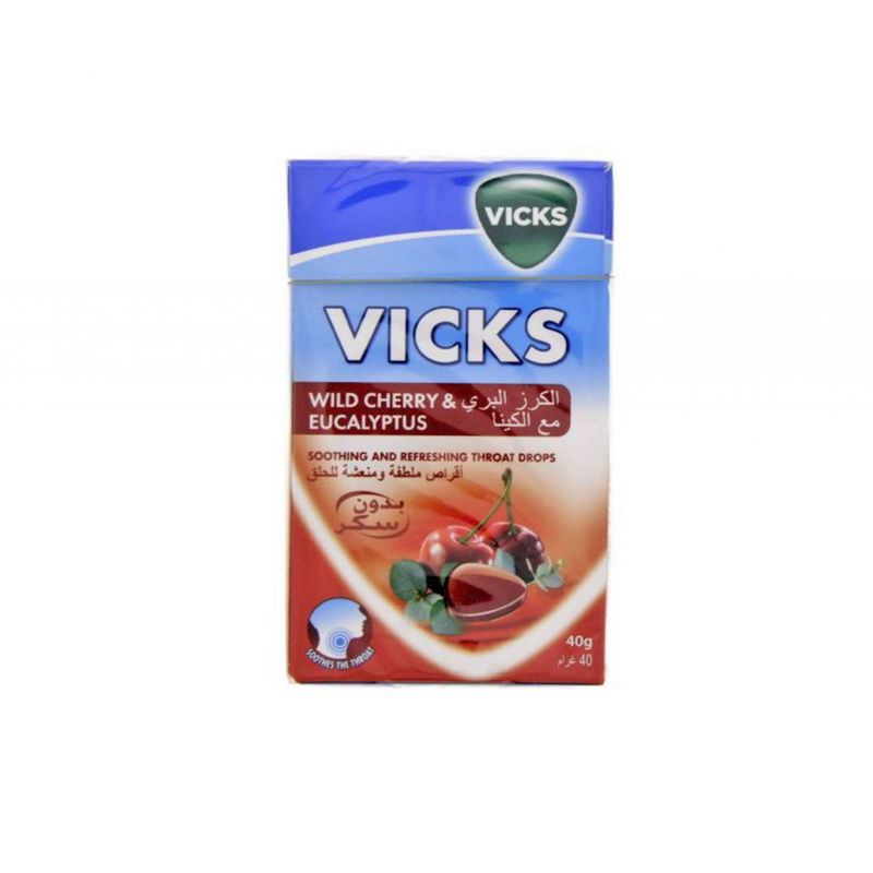 VICKS CHERRY & EUCALYPTUS 40G 3300