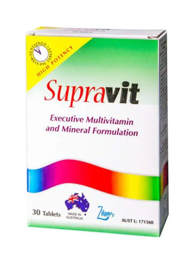 SUPRAVIT MULTIVITAMIN MULTIMINERAL MR TAB 30S