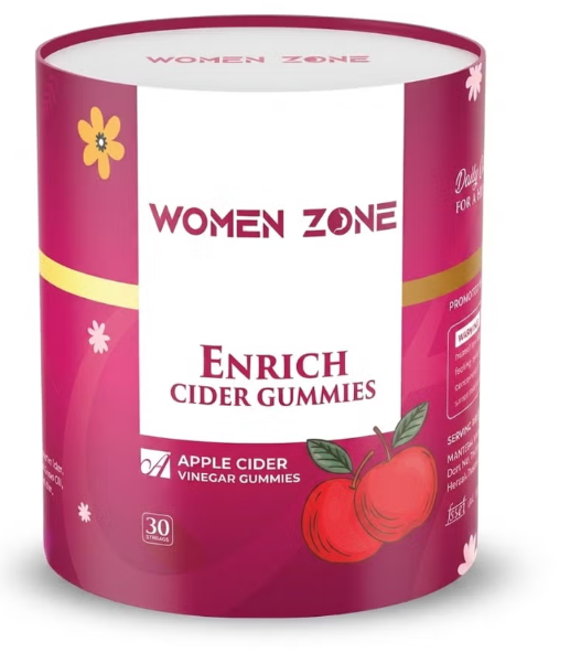 ENRICH WOMEN ZONE APPLE CIDER GUMMIES 30S