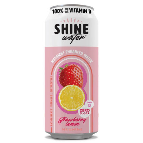 SHINE WATER STRAWBERRY LEMON 473ML