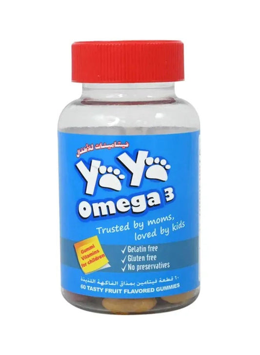 YAYA OMEGA 3 100MG GUMMIES 60,S