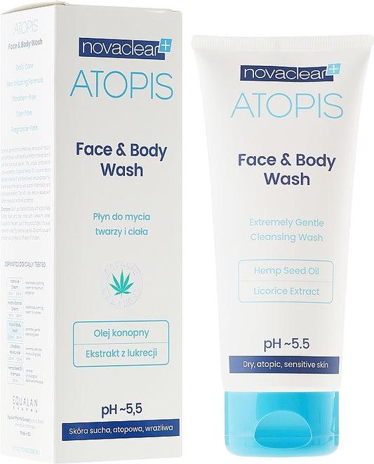 NOVACLEAR ATOPIS FACE & BODY WASH 200ML