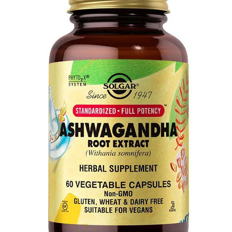 SOLGAR SFP ASHWAGANDHA ROOT EXTRACT VEGICAPS 60'S