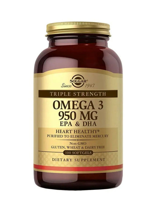SOLGAR OMEGA 3 950MG SOFT GELS 100'S (1+1)
